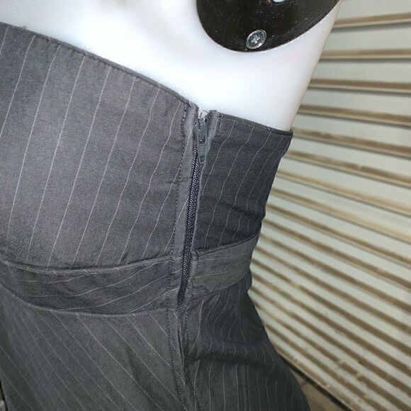 Gap strapless tuxedo dress side zipper - Picture 5 of 8